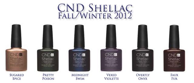 Cnd shellac new fall winter 2012 shades